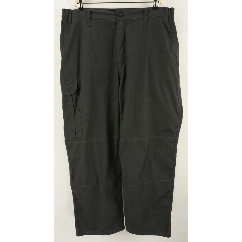 Craghoppers Original Kiwi Trouser Men's 40 x 28 Dark Gray Stretch Canvas Cargo